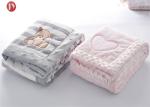 Thermal Weighted Toddler Warm Baby Blanket Double Layers Cartoon Pattern