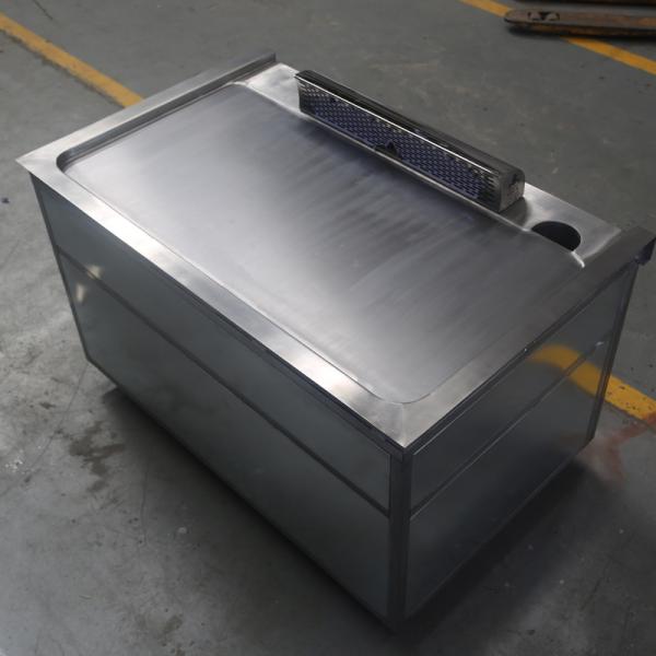 Rectangle Electric Teppanyaki Grill Table With Customized Decoration
