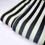 Indigo Blue Striped Jacquard Printed Denim Fabric Cargo Jeans 180cm