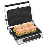 Electric Contact Bbq Smokeless Grill Home Cooking Appliance Detachable 4/6 Slice