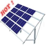 Anodized Aluminum 20 Panels Solar Ground Mount