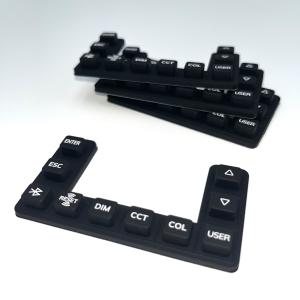 China Silicone Rubber Keypad With Backlight Customized Logo factory