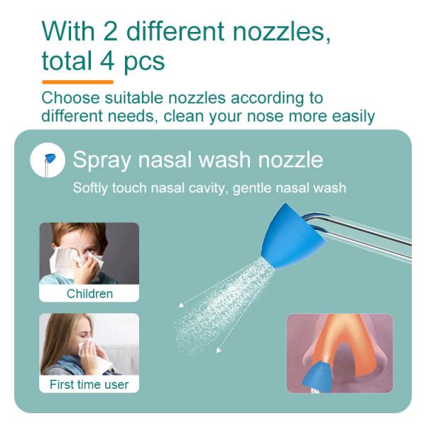 Nicefeel Pulsating Nasal Wash With 30 Saline Packets