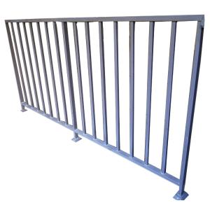 China Terrace Corridor Aluminium Balustrade Patio Home Balcony Wrought Iron Rod Railing factory