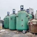 220V 380V Jacketed Used Chemical Reactor 0-200C Temperature Range