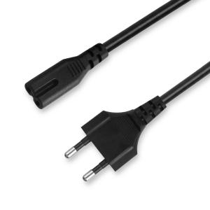 China European 2 Pin Plug Power Supply Cable Cord PVC Material With C7 Connector factory
