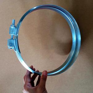 China Ventilation Air Duct Metal Steel Galvanized Pipe Bolt Wide Clamp factory