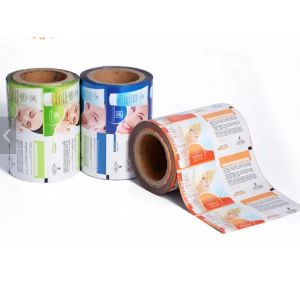 Custom Plastic Film Laminating Glossy / Matte Packaging Roll Film