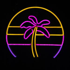 China Coconut tree neon sign china Vasten company handmade neon signs factory