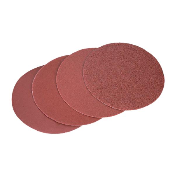 Boben Polishing Disc 5 Inch Sand Disc Back Velvet Flocking Sandpaper Non-porous Disc Sandpaper Polishing Sheet White Sandpaper