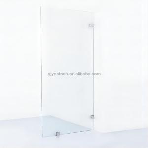 China Elegant Hotel Decoration Tempered Glass Fixed Shower Screen for Bathroom Living Room factory