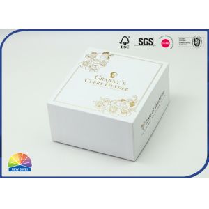 China Separate Lid Pendant Package Paper Cardboard Square Box 4c Print on sale