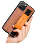 iPhone 12 6.1 inch Leather Holder Cell Phone Case Stand Function