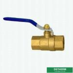 Yellow Finished Superior Quality Brass Ball Valve For Fluid Application Use