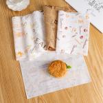 Custom Oil Proof Deli Paper Sheets Wax Paper Food Wrapping Disposable Greaseproo
