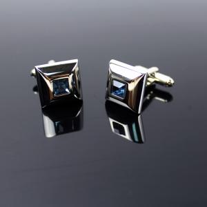 China 2013 newest design zinc alloy plated cuff-links factory