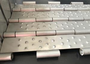 China High Temperature Resistant Slat Conveyor Belt Wood Pellet Manufacturing factory