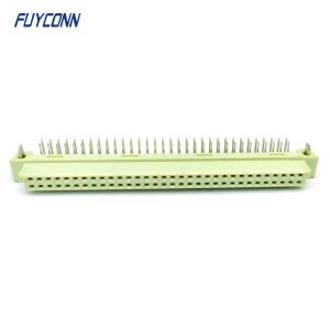 China Angled DIN 41612 Female Connector 2 Rows 64 Pin 264 DIN 41612 PCB Connector on sale