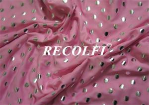 China Pinky Dot Glitter Sustainable Nylon Activewear Knit Fabric Cool Quick Drying factory