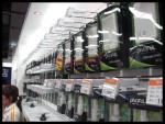 COMER anti-theft security hanging display pegboard hooks for cell phone retail