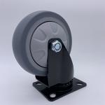 125MM Swivel TPR Caster Wheels Anti Slip 250kg Load