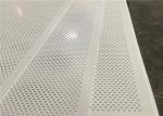 White 12mm 2440mm Width Perforated Polythene Sheet