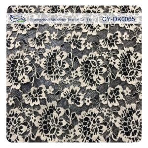 China Nylon Spandex Stretch Lace Fabric , Allover Lace For Women Garment factory