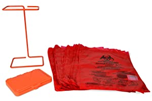 poxygrid bench-top biohazard bag kit