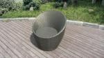Home / Beach / Office Leisure PE Rattan Obelisk Chair With Cushion