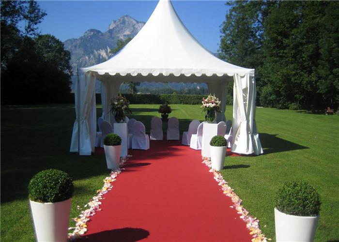 6x6m Aluminum Frame Pagoda Tents Marquee Tent For Trade Shows