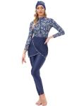 Womens Beach Islamic Swimming Suit Ladies Conservative Swimwear Burkini
