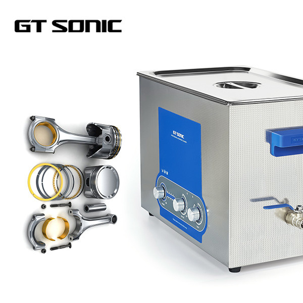China Power Adjustable Lab Manual Ultrasonic Cleaner Vibration Cleaning Machine 27L 40kHz factory