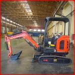 20kw Mini Rubber Tire Excavator High Configuration 3000kg Color Customized