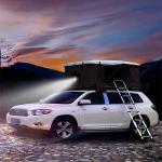 PU Coated 3000mm Outdoor Sport Tent , Hard Shell ABS Trailer Mounted Roof Top