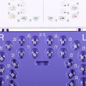 Monocrystalline Sapphire Teeth Braces Mini Roth 0.022" 3hooks Size Comfortable
