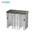 Double Door Full Automatic Full Height Pedestrian Turnstiles Access Control