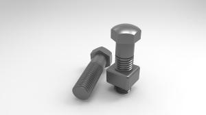 China Dia 9 Dozer Track Pad Bolts D4 4K7038 0.091kg Thread 18-UNF factory