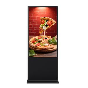 China Android WiFi Connection Customized Floor Standing Digital Signage Text Graphics Display Function factory