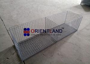 China Pvc Painted Gray Color Versatile Welded Gabion Baskets For Garden Decoration factory