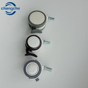 China Urethane Swivel Medical Caster Wheels Screw 4 Inch Custom factory