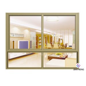 Soundproof White Fixed Aluminium Sash Windows , Double Glazed Aluminium Windows