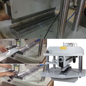 Two Linear Blades V - Cut PCB Separator To Cutting Rigid And Thick Metal Circuit