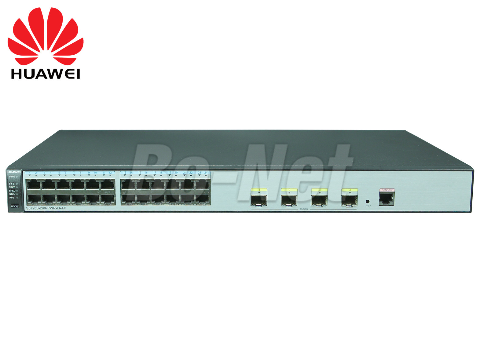 HUAWEI NETWORK SWITCH S5720S-28X-PWR-LI-AC Huawei S5720S Switch 24 Port POE Switch 4 x 10G SFP+ Stackable Switch