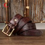 Fashion Trendy Style Genuine Leather Belt 125cm Length For Business Meeting