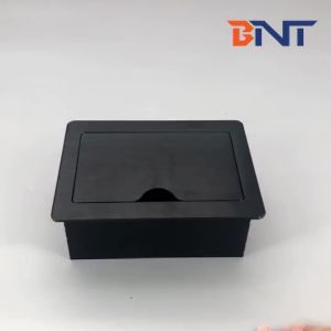 China BNT Tabletop Flip Up Multi-function Power Socket Box / Slip Up Socket / Slide Open Socket Box factory