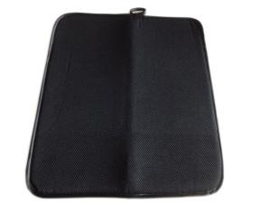China Wholesale Diamond Dish Drying Mat with Mesh Backing , Black factory