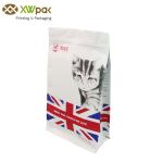 Eight Side Sealed Stand Up Zipper Pouch Bags Plastic Food Grade VMPET BOPP