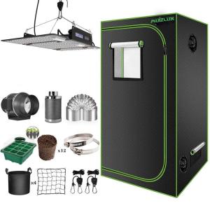 China 600D Oxford Mylar, Metal Frame, Grow Tent ,Reflective, Garden Growing Dark Room with Observation Window factory