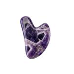 100% Natural Jade Gua Sha Stone Amethyst Shaving Face Jade Massage Tool