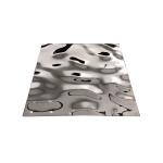 SS304 Stainless Steel Water Ripple Sheet Plate 0.8mm PVD Color Hot Rolled